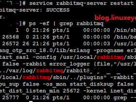 RabbitMQ启动脚本